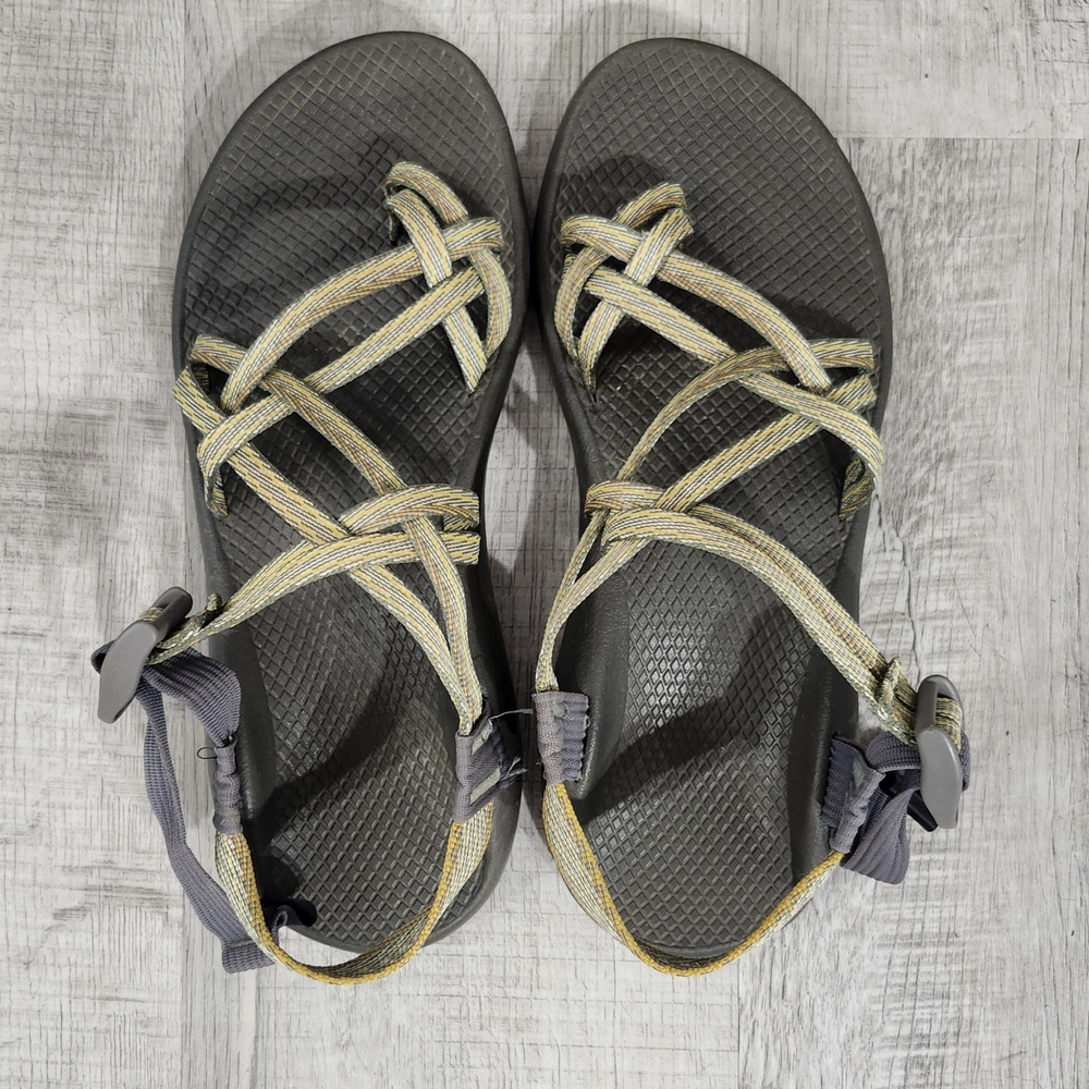 Chaco Gray and Tan Women's Sandals